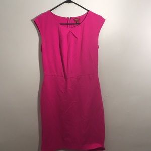 Merona bright fuchsia shift dress